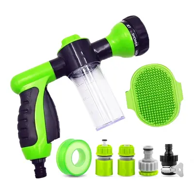 Pup Jet Dog Wash Hose Nozzle Foam Dog Horse Sprayer Wash Hose Attachment Soap Dispenser Sprayer Dog Bathing Sprayer for Pet S...