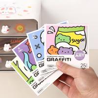 Mini Coloring Book, 4 Counts/set Mini Coloring Book with Sticker, Portable Art Book, Art Supplies for Kids,  Teen Girl Gifts