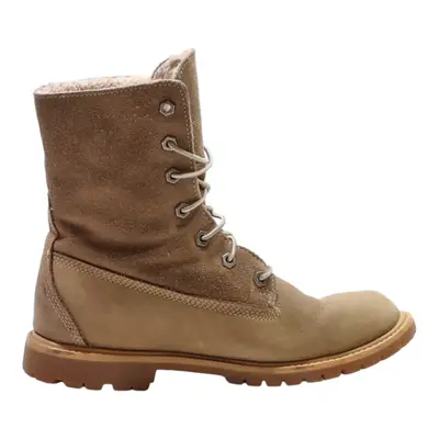 TIMBERLAND Lace-Up Boots Brown Leather Mens UK 6