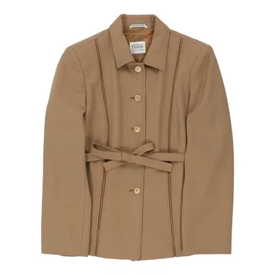 Studio Gianfranco Ferre Blazer - Medium Beige Wool Blend | Size: medium