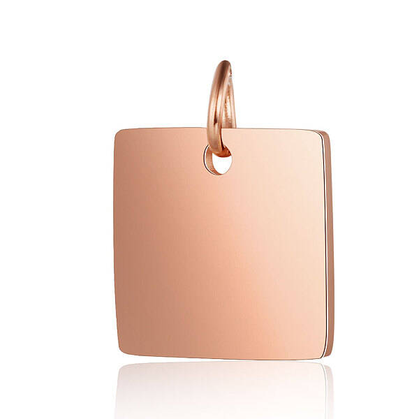 304 Stainless Steel Stamping Blank Tag Charms