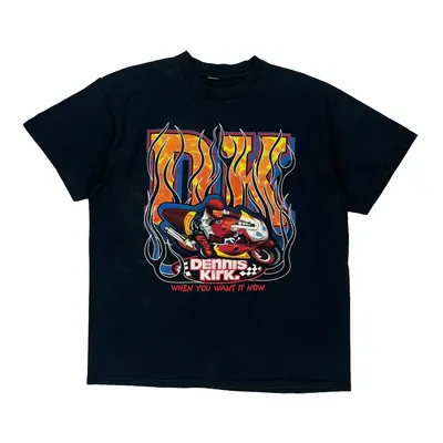Unbranded Graphic T-Shirt - XL Black Cotton