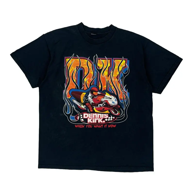 Unbranded Graphic T-Shirt - XL Black Cotton