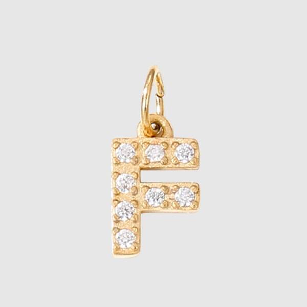 Stainless Steel Cubic Zirconia Pendants with Jump Rings