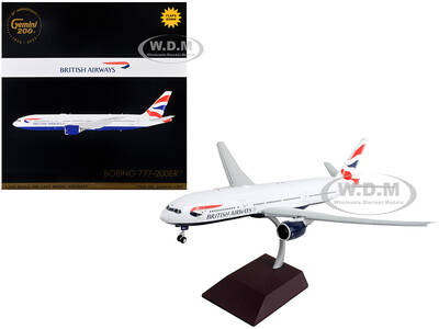 Boeing 777-200ER Commercial Aircraft with Flaps Down \