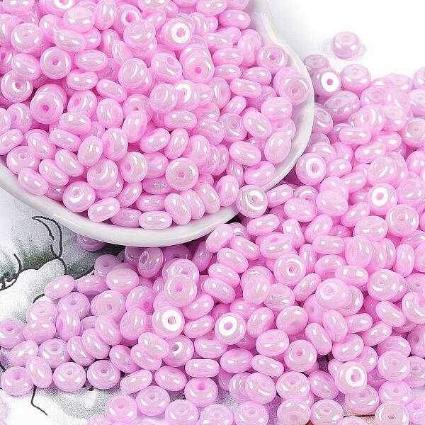 Opaque Colours Luster Glass Seed Beads