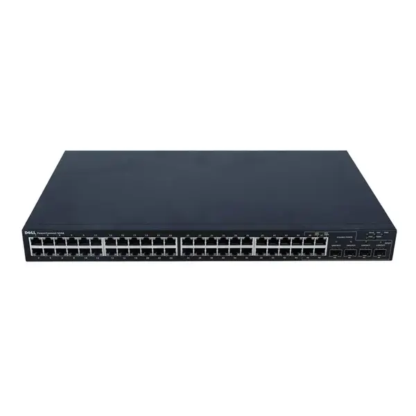 H969F Dell PowerConnect 5448 48 x Ports 10/100/1000Base-T + 4 x SFP Ports Layer 3 Managed 1U Rack-mountable Gigabit Ethernet ...