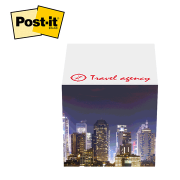 250 Promotional Post-it Custom Printed Notes Cube - 600 Sheets & ...
