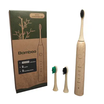 Suspended Electric Bamboo Toothbrush 5-gear Mode | Color: Electric Toothbrush