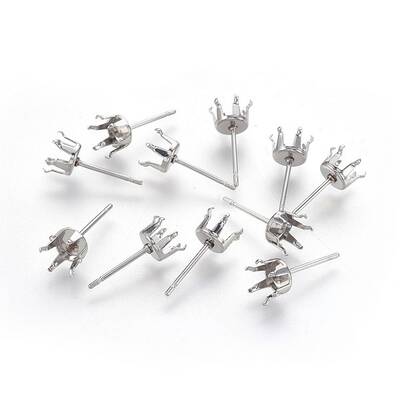 Tarnish Resistant 304 Stainless Steel Stud Earring Findings