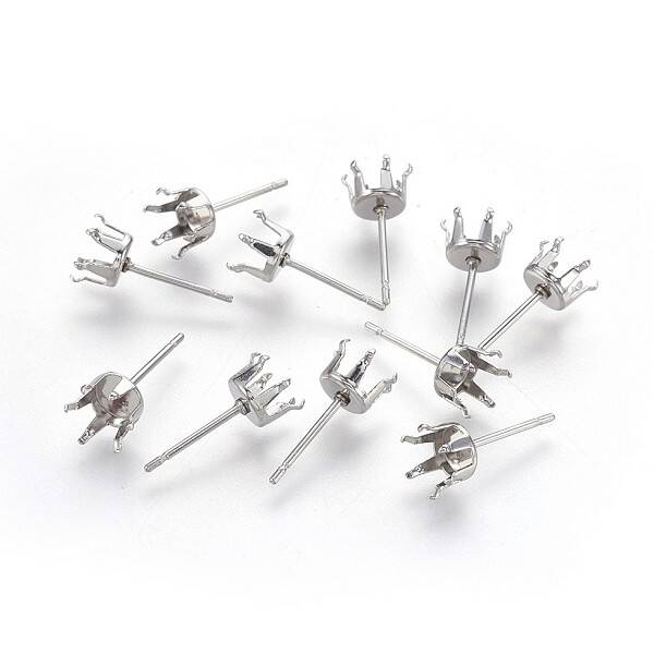 Tarnish Resistant 304 Stainless Steel Stud Earring Findings