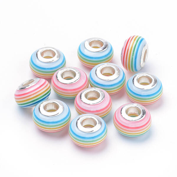 Resin European Beads