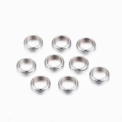 Tarnish Resistant 201 Stainless Steel Spacer Beads