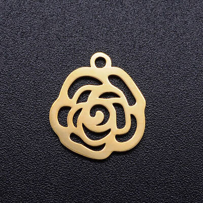 201 Stainless Steel Hollow Charms