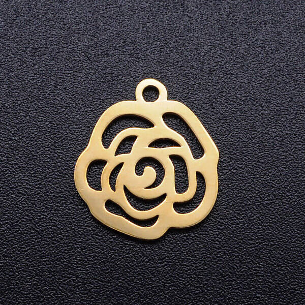 201 Stainless Steel Hollow Charms