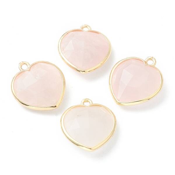 Natural Rose Quartz Pendants