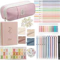 Bible Study Supplies Set, 1 Set Bible Study Supplies Set Including Highlighter & Storage Bag & Pen, School Supplies for Women...