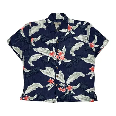 Water Stone Hawaiian Shirt - Medium Multicoloured Cotton