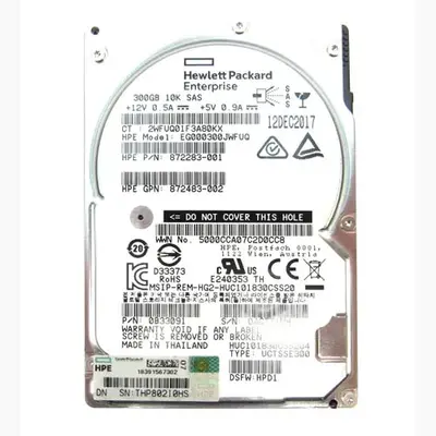 EG000300JWFUQ HP 300GB 6Gb/s SAS 10000 2.5-inch Hard Drive