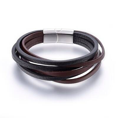 Leather Cord Multi-strand Bracelets