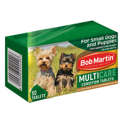 Bob Martin Multicare Condition Tablets For Small Dogs And Puppies 50 Tablets