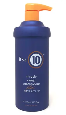 It's a 10, Miracle Deep Plus Keratin, Hair Conditioner, Repair, 517.5 ml
