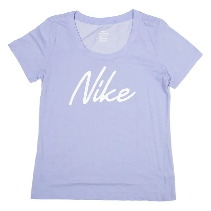 NIKE Womens T-Shirt Purple S
