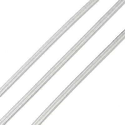Brass Herringbone Chains