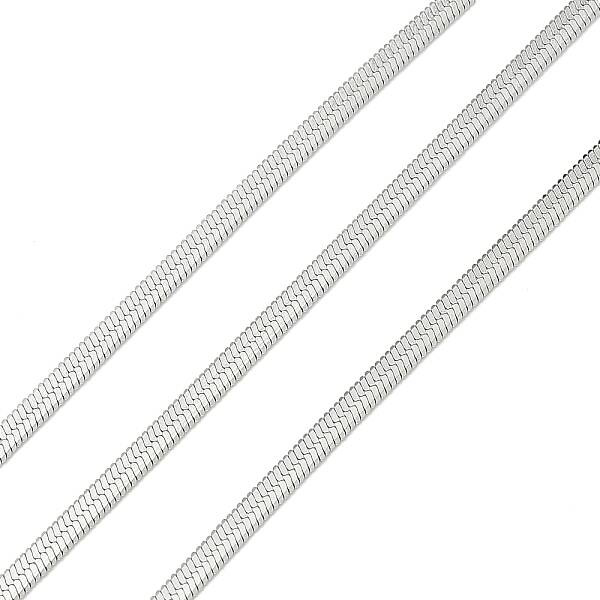 Brass Herringbone Chains