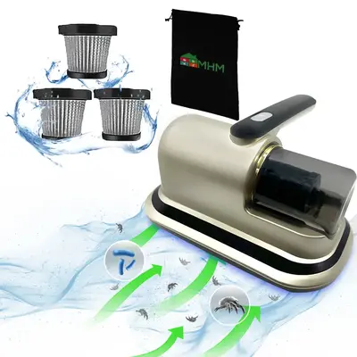 MHM Cordless Mattress Vacuum Cleaner - Bed Vacuum for Deep Cleaning - Vacuum Cleaner for Mattress Vacuum Bed Vacuum Cleaner