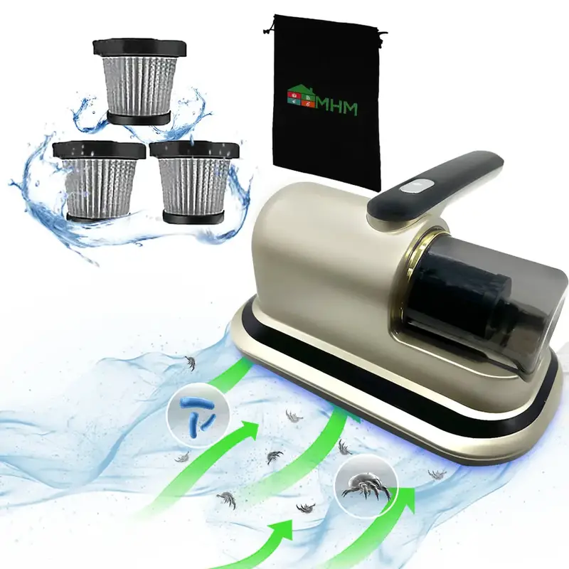 MHM Cordless Mattress Vacuum Cleaner - Bed Vacuum for Deep Cleaning - Vacuum Cleaner for Mattress Vacuum Bed Vacuum Cleaner