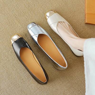 CHIKO Lyra Square Toe Block Heels Pumps Shoes