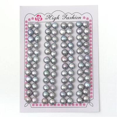 Flat Round Natural Cultured Freshwater Pearl Beads