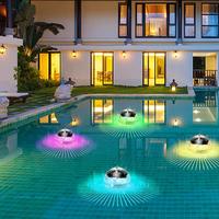 Solar Powered Floating Pool Light, LED Color Changing Solar Garden Light, Hanging Ball Light for Garden, Courtyard, Lawn, Pat...