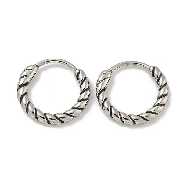 316 Surgical Stainless Steel Hoop Earrings
