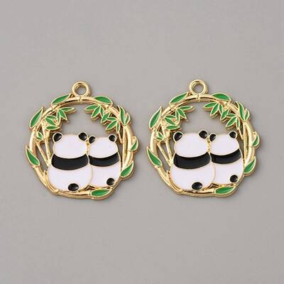 Alloy Enamel Pendants