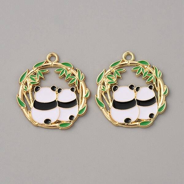 Alloy Enamel Pendants