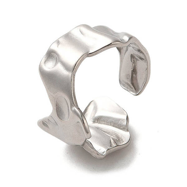 Non-Tarnish 304 Stainless Steel Open Cuff Ring
