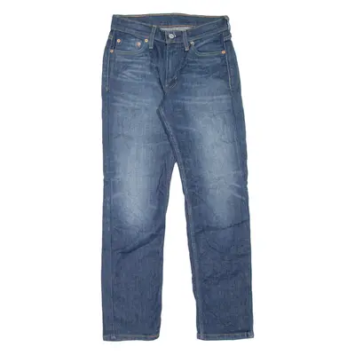 LEVI'S 514 Jeans Mens Blue Slim Straight Stone Wash W29 L30
