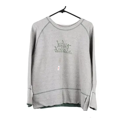 Kokomo, Indiana Harley Davidson Sweatshirt - XL Grey Cotton Blend