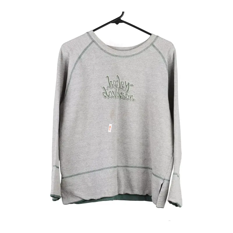 Kokomo, Indiana Harley Davidson Sweatshirt - XL Grey Cotton Blend