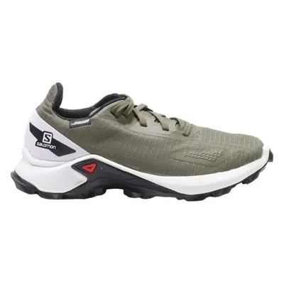 SALOMON Sneaker Trainers Green Canvas Womens UK 4