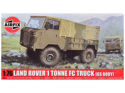 Level 1 Model Kit Land Rover 1 Tonne FC Truck (GS Body) with 3 Scheme Options 1/76 Plastic Model Kit by Airfix