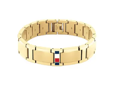 Tommy Hilfiger Bracciale In Acciaio Placcato Oro Jameson 2790658