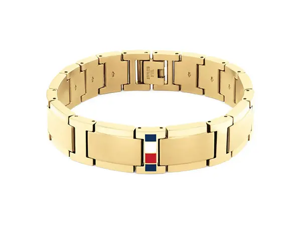 Tommy Hilfiger Bracciale In Acciaio Placcato Oro Jameson 2790658