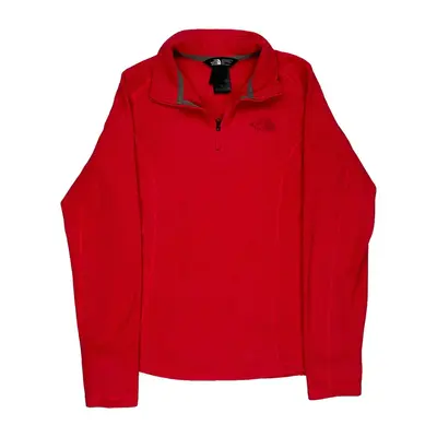 The North Face Fleece - Medium Red Polyester