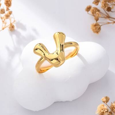 304 Stainless Steel Open Cuff Rings for Women