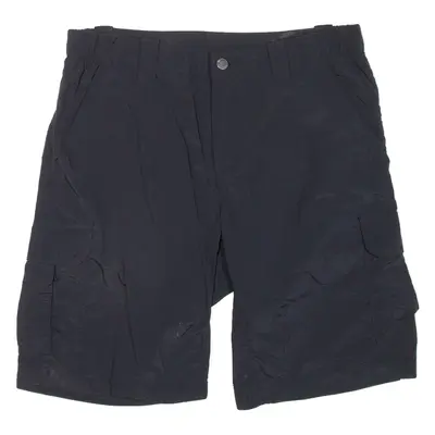 COLUMBIA Mens Cargo Shorts Black M W32