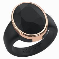 Oversized Oval Collection - Silicone Rings with Metal Frame