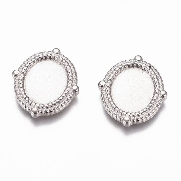 Non-Tarnish 304 Stainless Steel Cabochon Settings